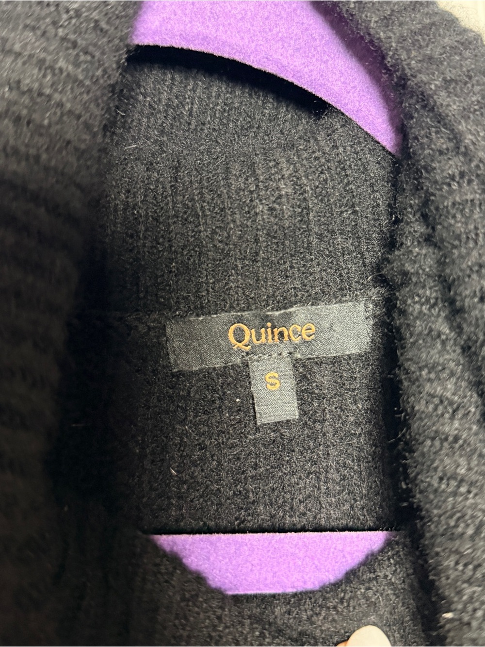 Quince Mongolian Cashmere Fisherman Turtleneck Sweater - Picture 7 of 9
